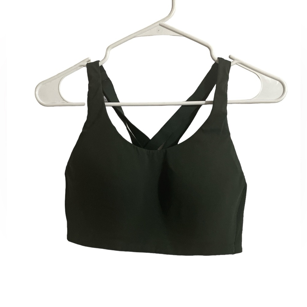 Lululemon Energy Bra *High Support, B–DDD Cups Dark Green - Picture 3 of 5